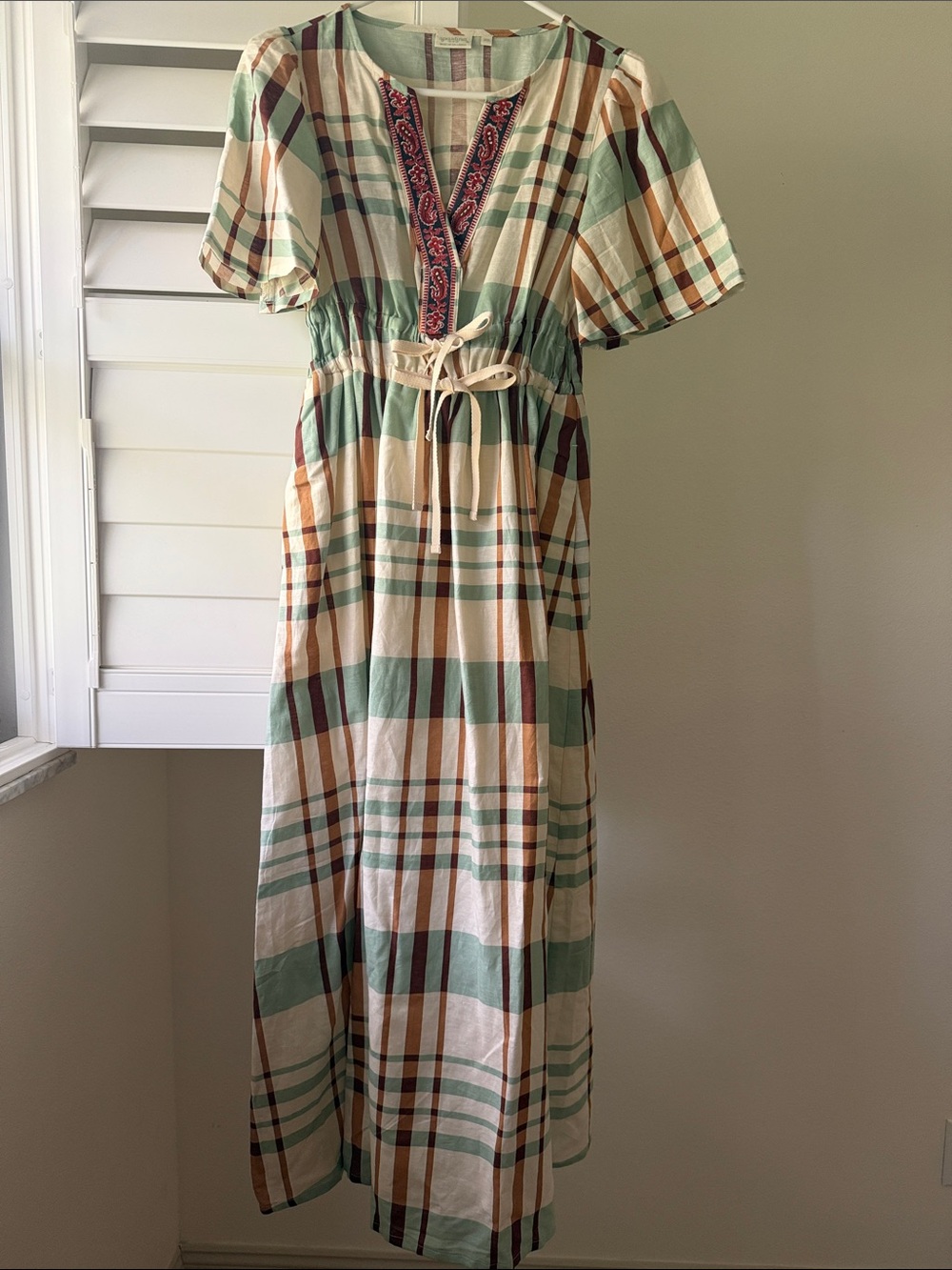 Spartina 449 Plaid Maxi Dress